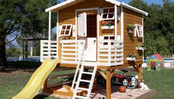 construire une cabane pour enfant