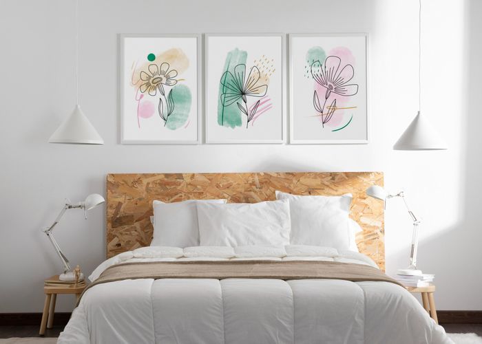 peinture sur toile decoration murale pieces