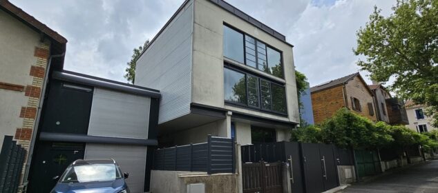 Ravalement facade maison architecte en Ile-de-France