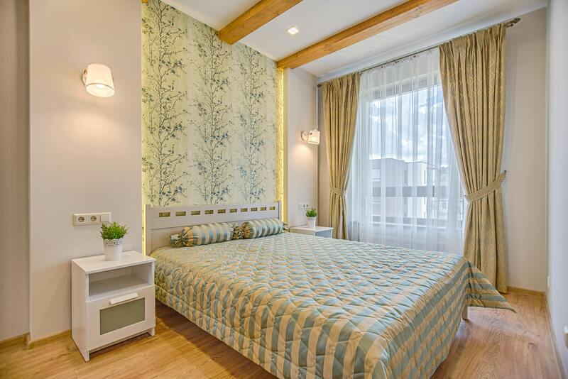 chambre avec rideau