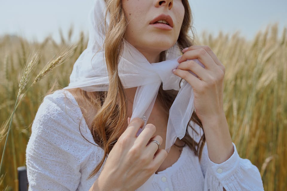 Foulard en satin 2
