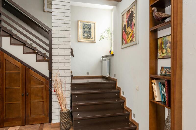 un escalier